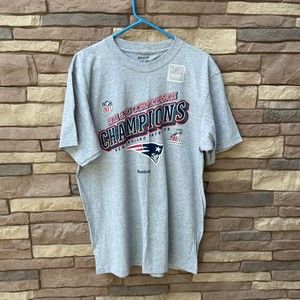 NFL Reebok 2011 AFC Conference Champions Patriots Mens Sz Large